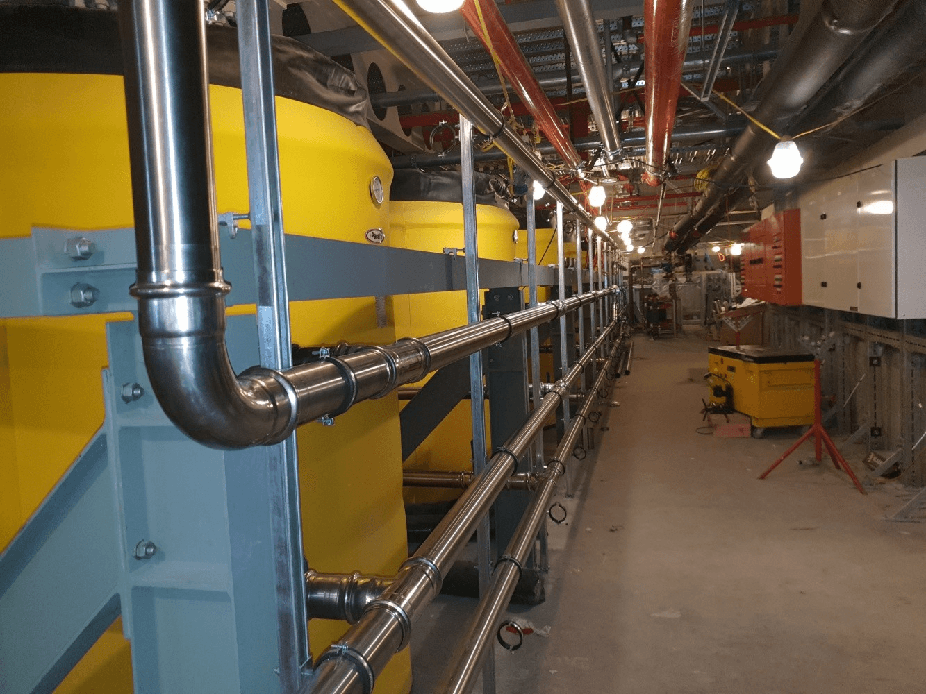 SS Drinking Water Line Work